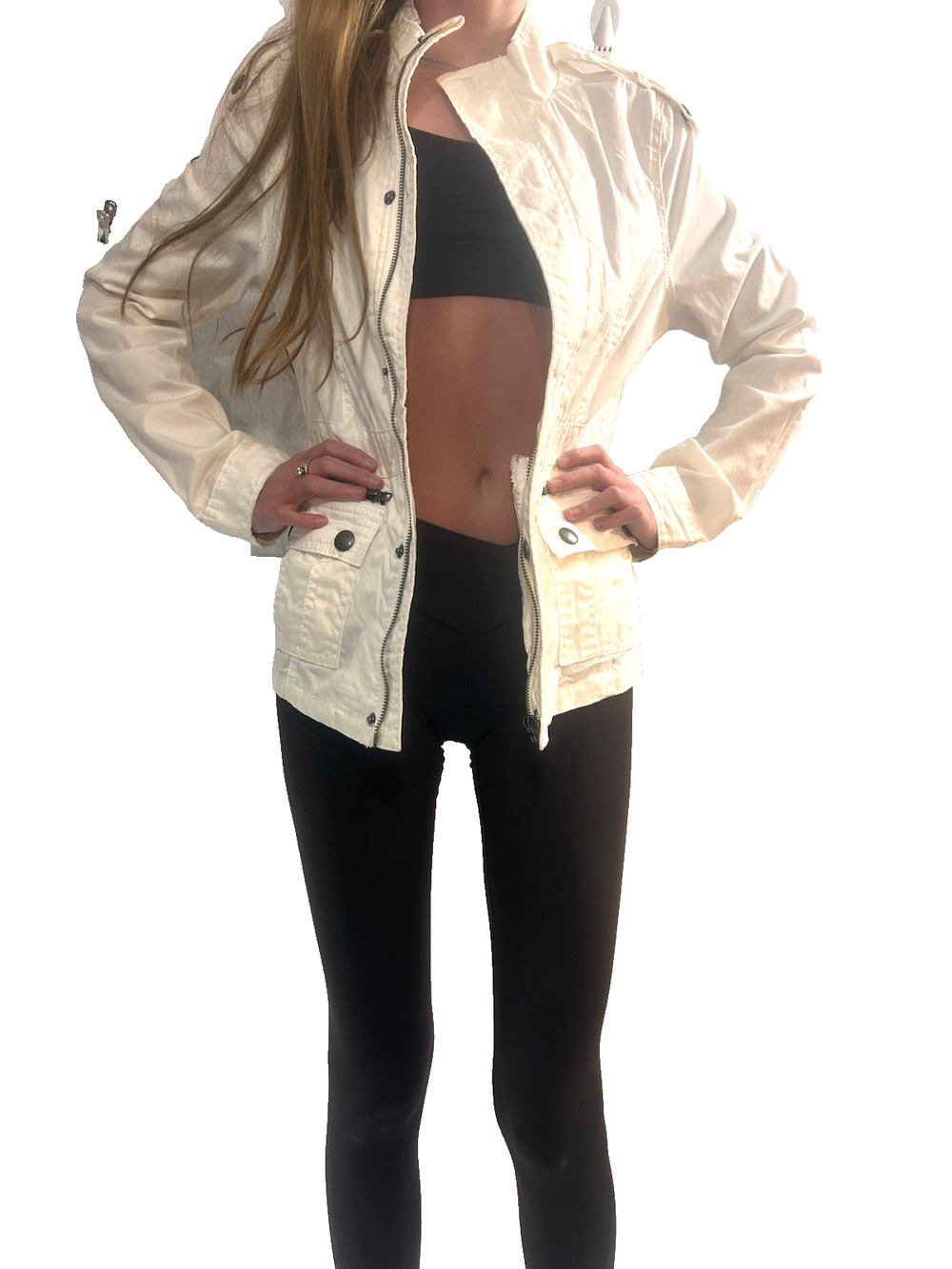 Wet Seal Safari Utility Jacket Women’s S Y2K Retro Mall Brand Australian Style